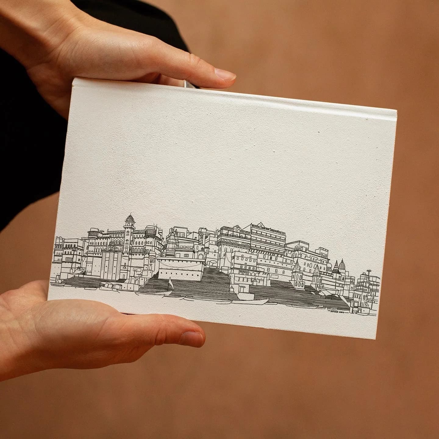 Ghats notebook, line art